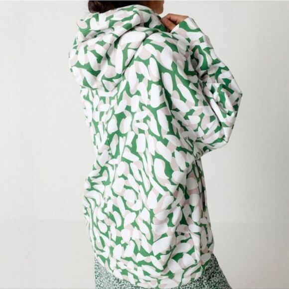 SKFK Skunkfunk Adi Big Petals Pink Green Hoodie - Picture 2 of 16